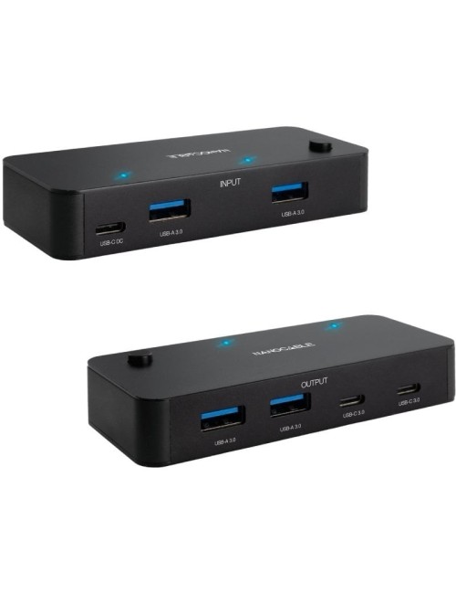 Switch Conmutador USB Nanocable 10.12.0011/ 2x USB/ 2x USB Tipo-C