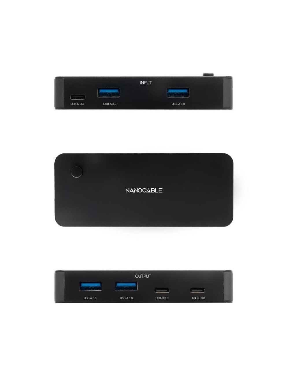 Switch Conmutador USB Nanocable 10.12.0011/ 2x USB/ 2x USB Tipo-C