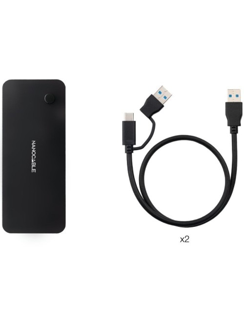 Switch Conmutador USB Nanocable 10.12.0011/ 2x USB/ 2x USB Tipo-C