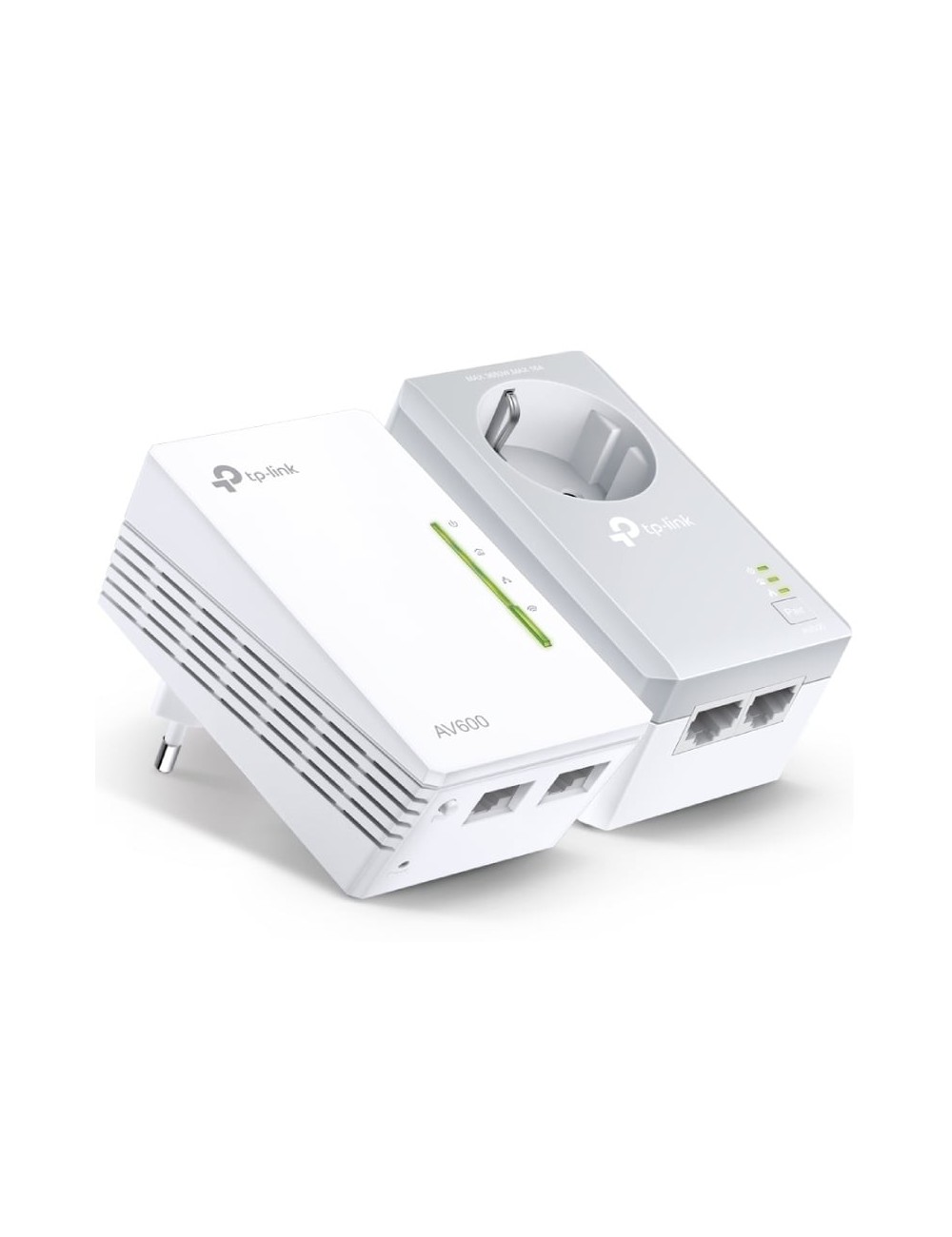 Adaptador Powerline TP-Link TL-WPA4226 KIT AV600 600Mbps/ Alcance 300m/ Pack de 2