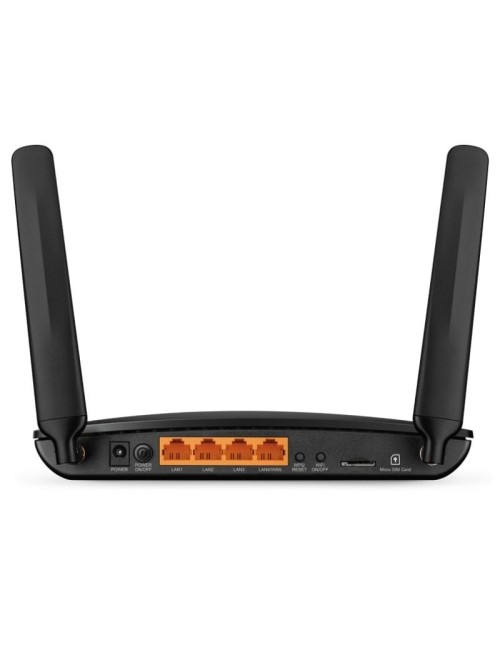 ROUTER SENSE FILS 4G TP-LINK-2.4GHZ-300MBPS-3-LAN-1-WAN-1 SIM-2 ANTENES INTERNES-2 ANTENES 4G LTE EXTERNES(TL-MR6400)