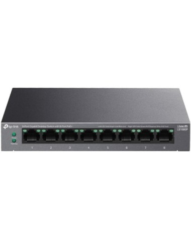 Switch TP-Link LS108GP 8 Puertos/ RJ-45 10/100/1000/ PoE+