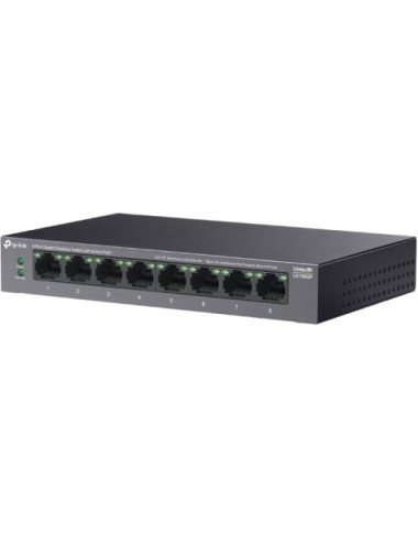Switch TP-Link LS108GP 8 Puertos/ RJ-45 10/100/1000/ PoE+