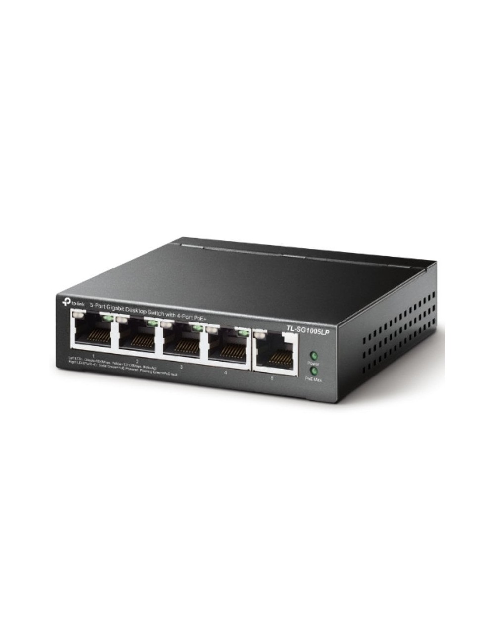 Switch TP-Link TL-SG1005LP 5 Puertos/ RJ-45 10/100/1000/ PoE