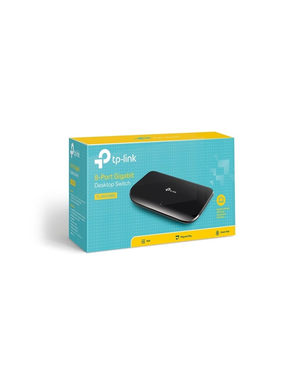 Switch TP-Link TL-SG1008D 8 Puertos/ RJ-45 10/100/1000