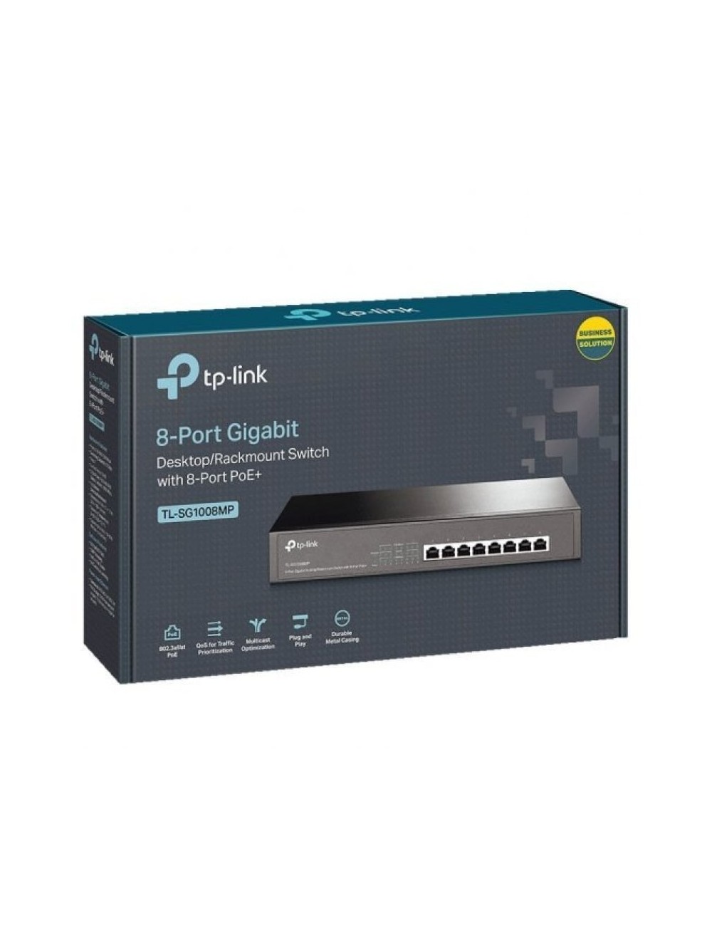 Switch TP-Link TL-SG1008MP 8 Puertos/ RJ-45 10/100/1000 PoE