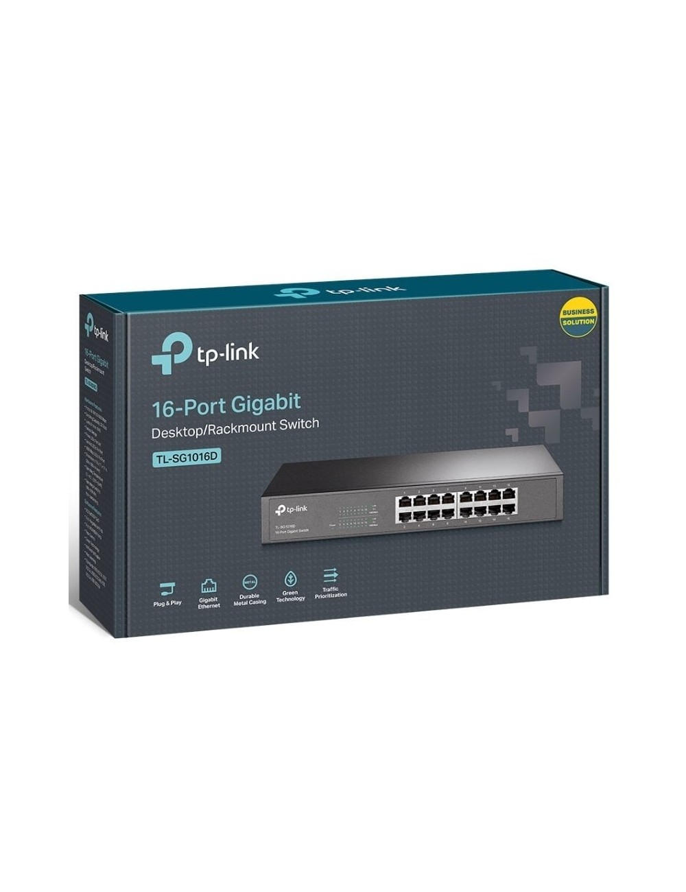 Switch TP-Link TL-SG1016D 16 Puertos/ RJ-45 10/100/1000