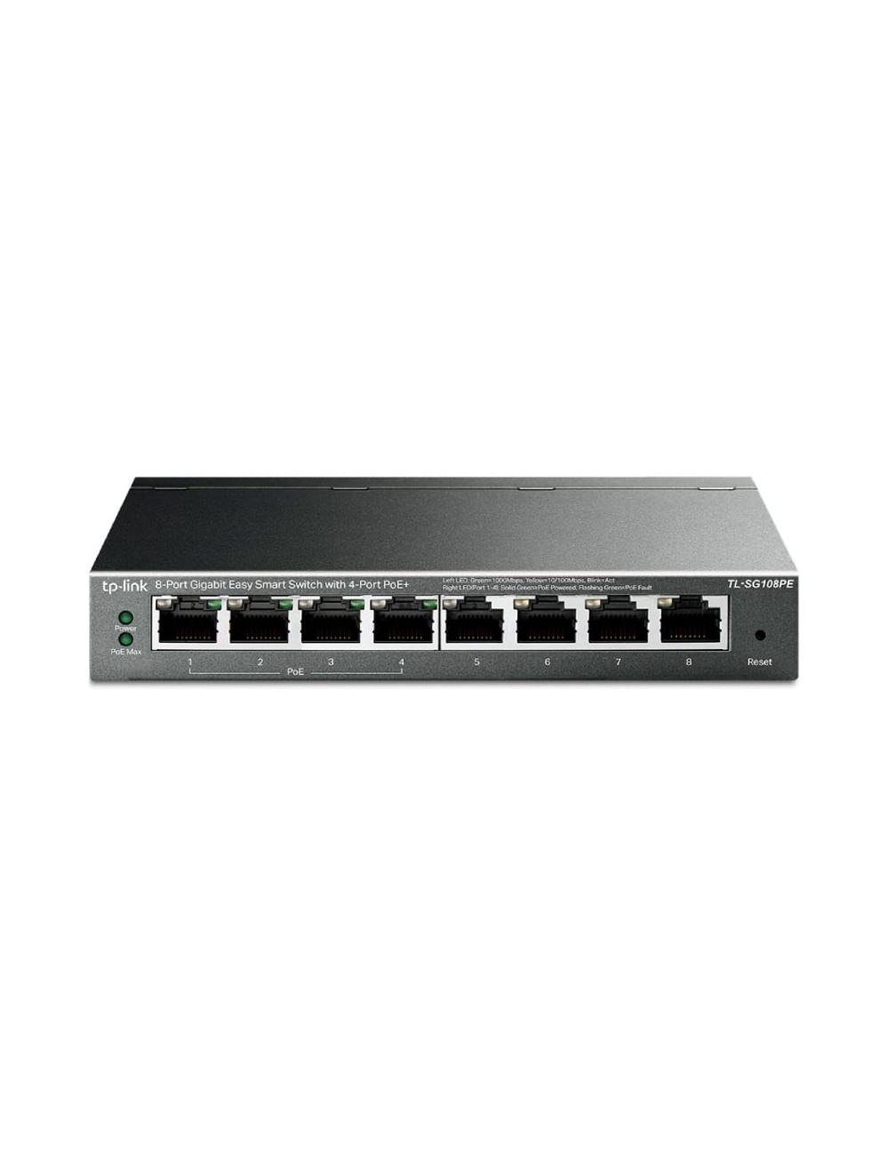 Switch TP-Link TL-SG108PE 8 Puertos/ RJ-45 10/100/1000/ PoE