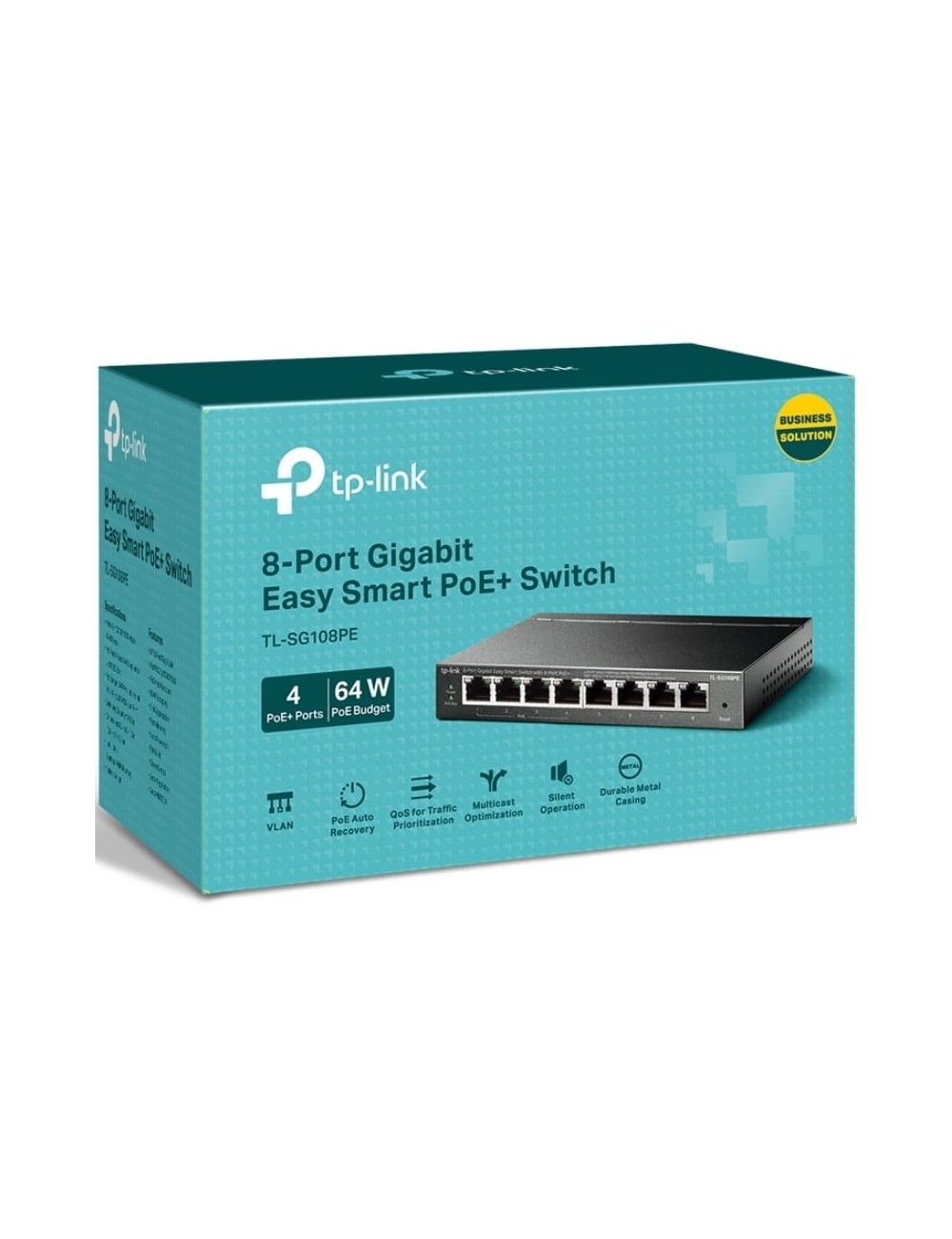 Switch TP-Link TL-SG108PE 8 Puertos/ RJ-45 10/100/1000/ PoE