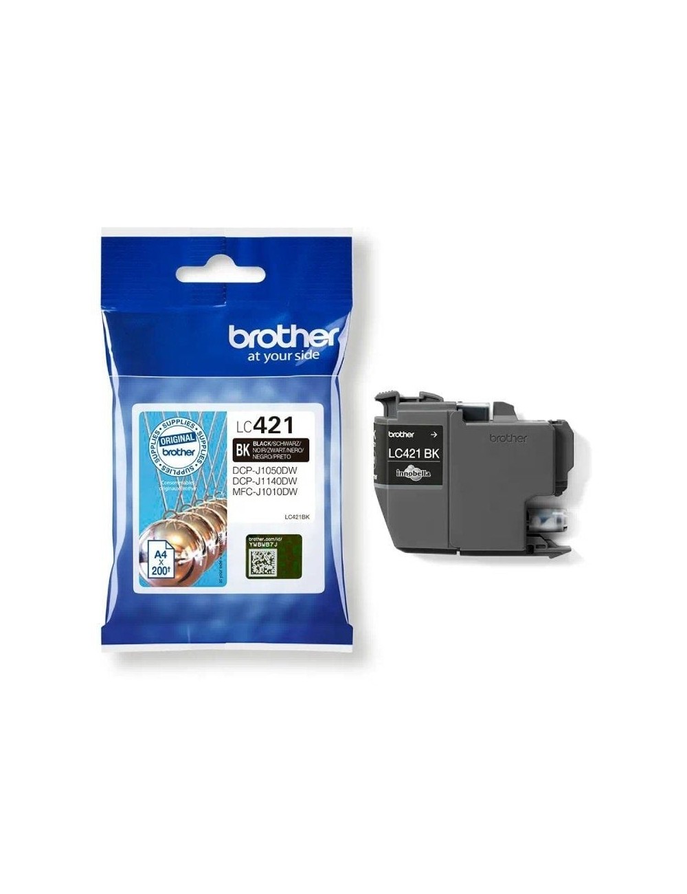 Cartucho de Tinta Original Brother LC421/ Negro