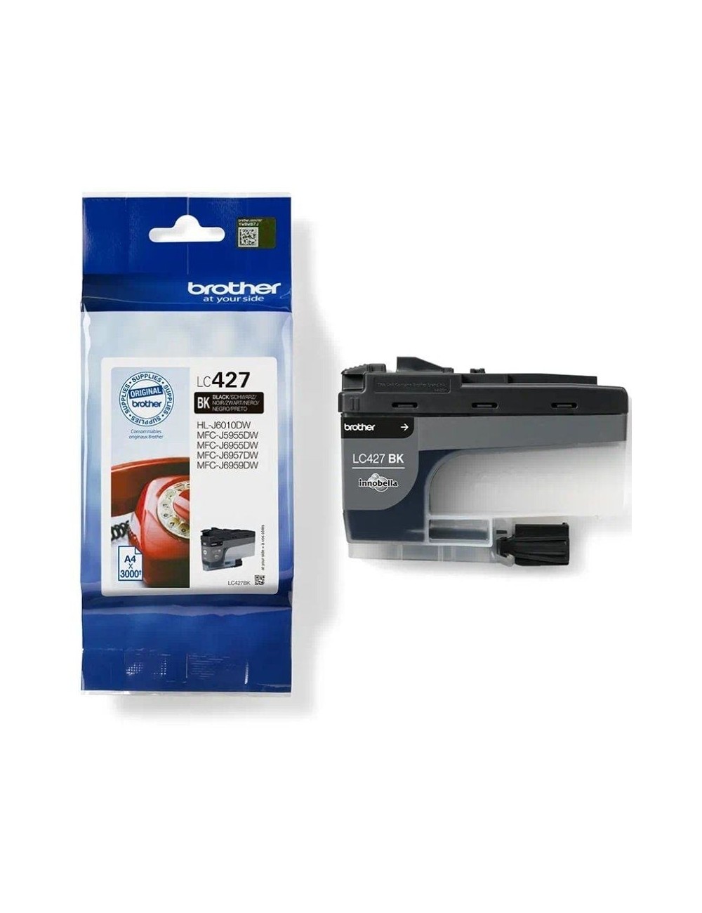 Cartucho de Tinta Original Brother LC-427/ Negro