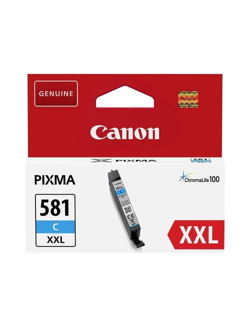 Cartucho de Tinta Original Canon CLI-581XXL Alta Capacidad/ Cian