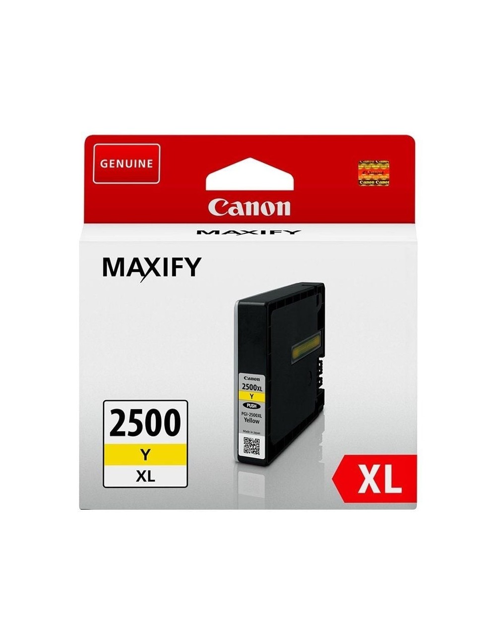 Cartucho de Tinta Original Canon PGI-2500XL Alta Capacidad/ Amarillo