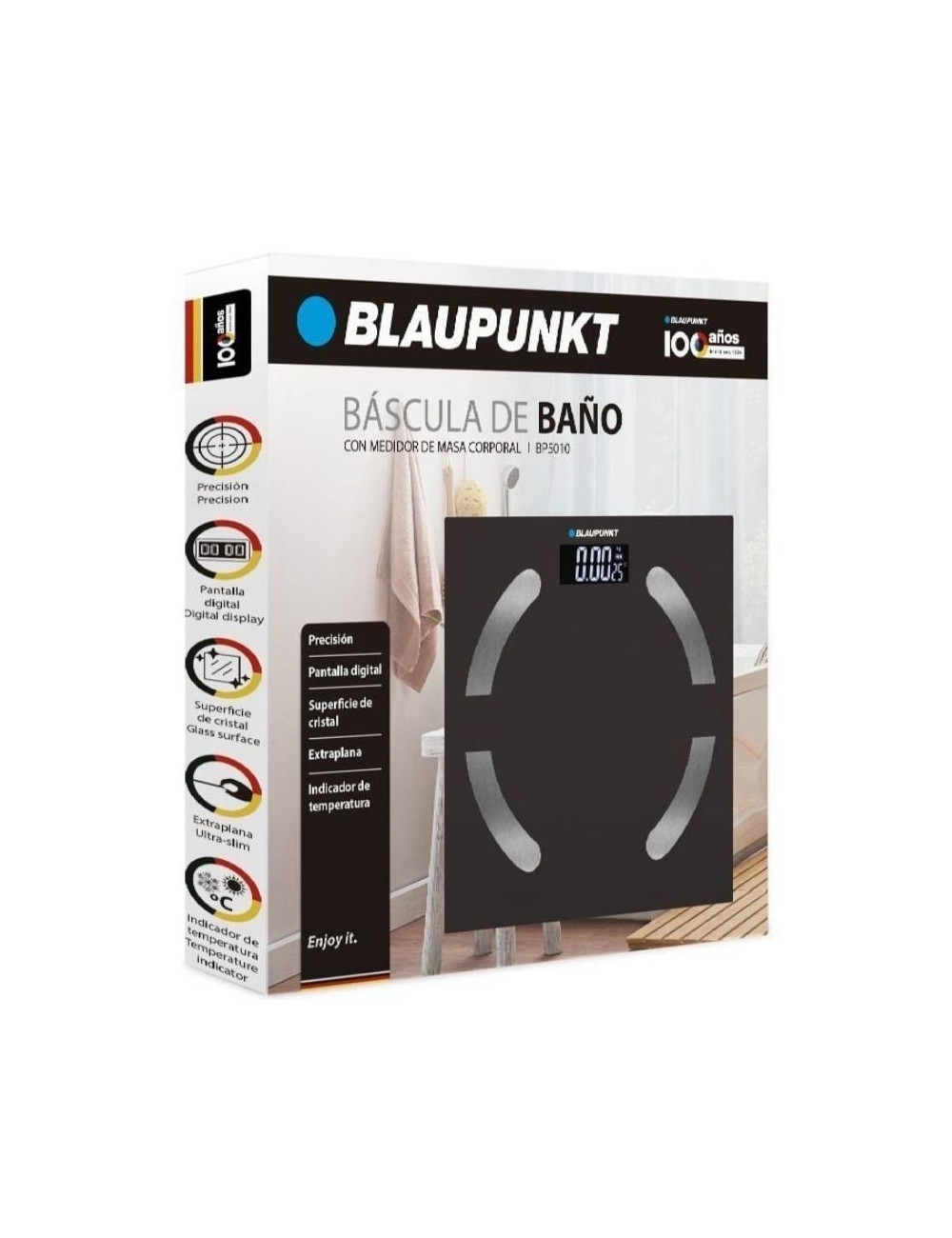 Báscula de Baño Blaupunkt BP5010/ Negro