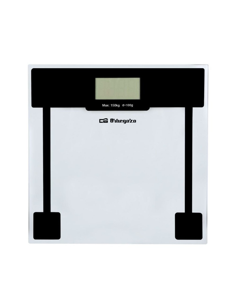 Báscula de Baño Orbegozo PB 2210/ Hasta 150kg/ Cristal