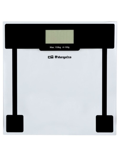 Báscula de Baño Orbegozo PB 2210/ Hasta 150kg/ Cristal