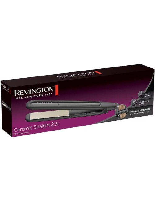 Plancha para el Pelo Remington Ceramic Straight 215/ Negro