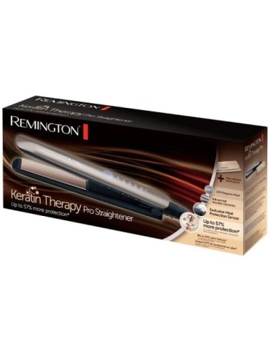 Plancha para el Pelo Remington Keratin Therapy Pro S8590/ Gris
