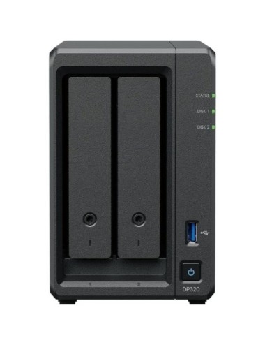 NAS Synology ActiveProtect DP320/ 2 Bahías 3.5'- 2.5'/ 8GB DDR4/ 16TB/ Formato Torre