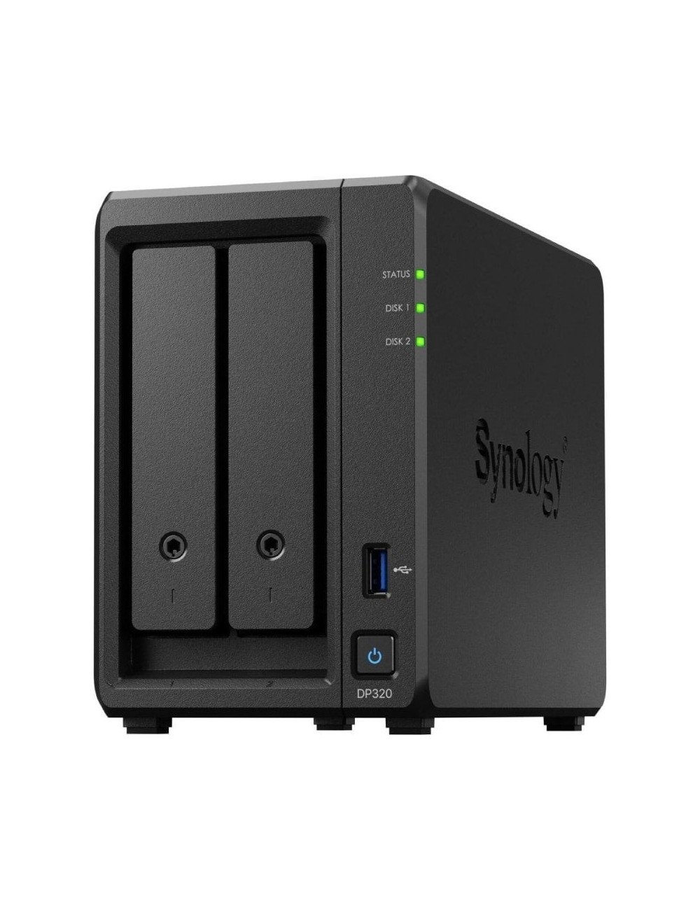NAS Synology ActiveProtect DP320/ 2 Bahías 3.5'- 2.5'/ 8GB DDR4/ 16TB/ Formato Torre