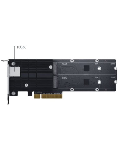 Tarjeta de Red PCI Express-Socket SSD M.2 Synology E10M20-T1/ 10Gbps/ 2 Ranuras SSD