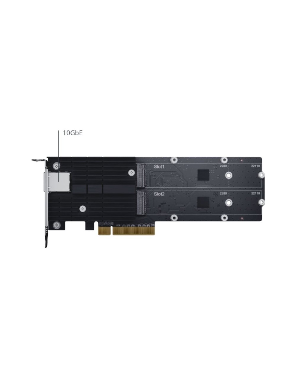 Tarjeta de Red PCI Express-Socket SSD M.2 Synology E10M20-T1/ 10Gbps/ 2 Ranuras SSD