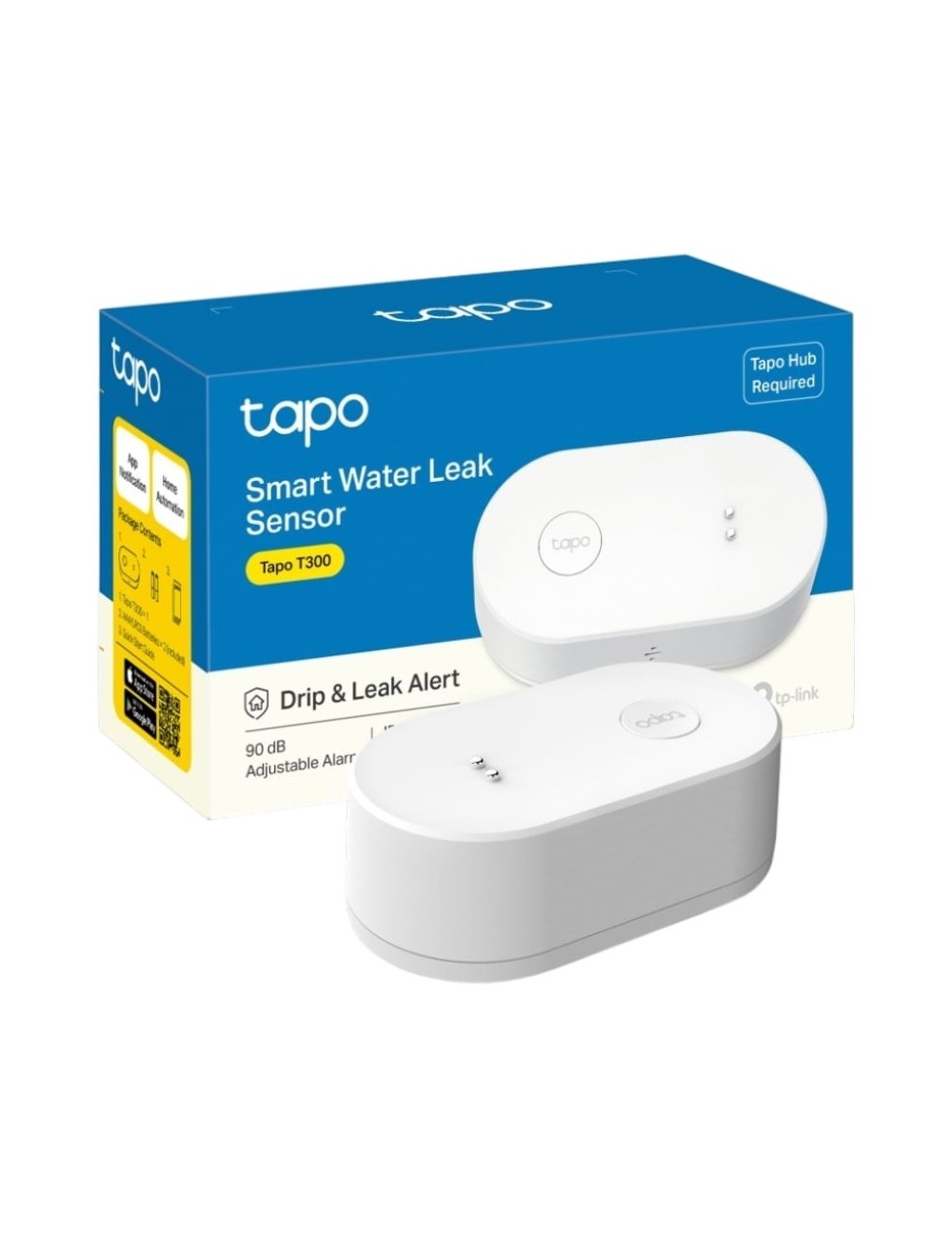 Sensor de Fugas de Agua TP-Link Tapo T300/ Requiere Hub Inteligente