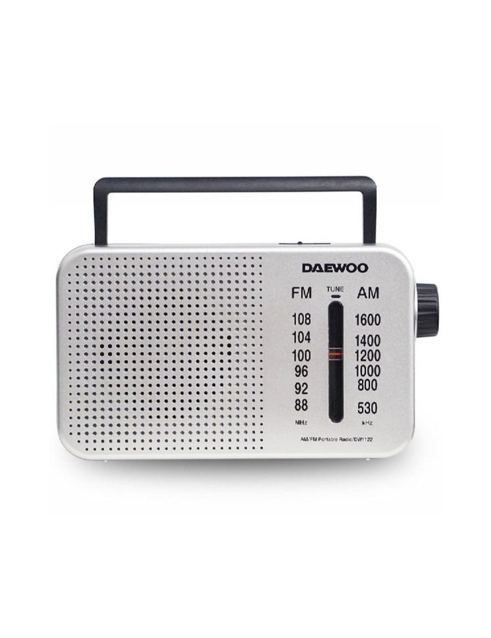 Radio Portátil Daewoo DW1122/ Plata