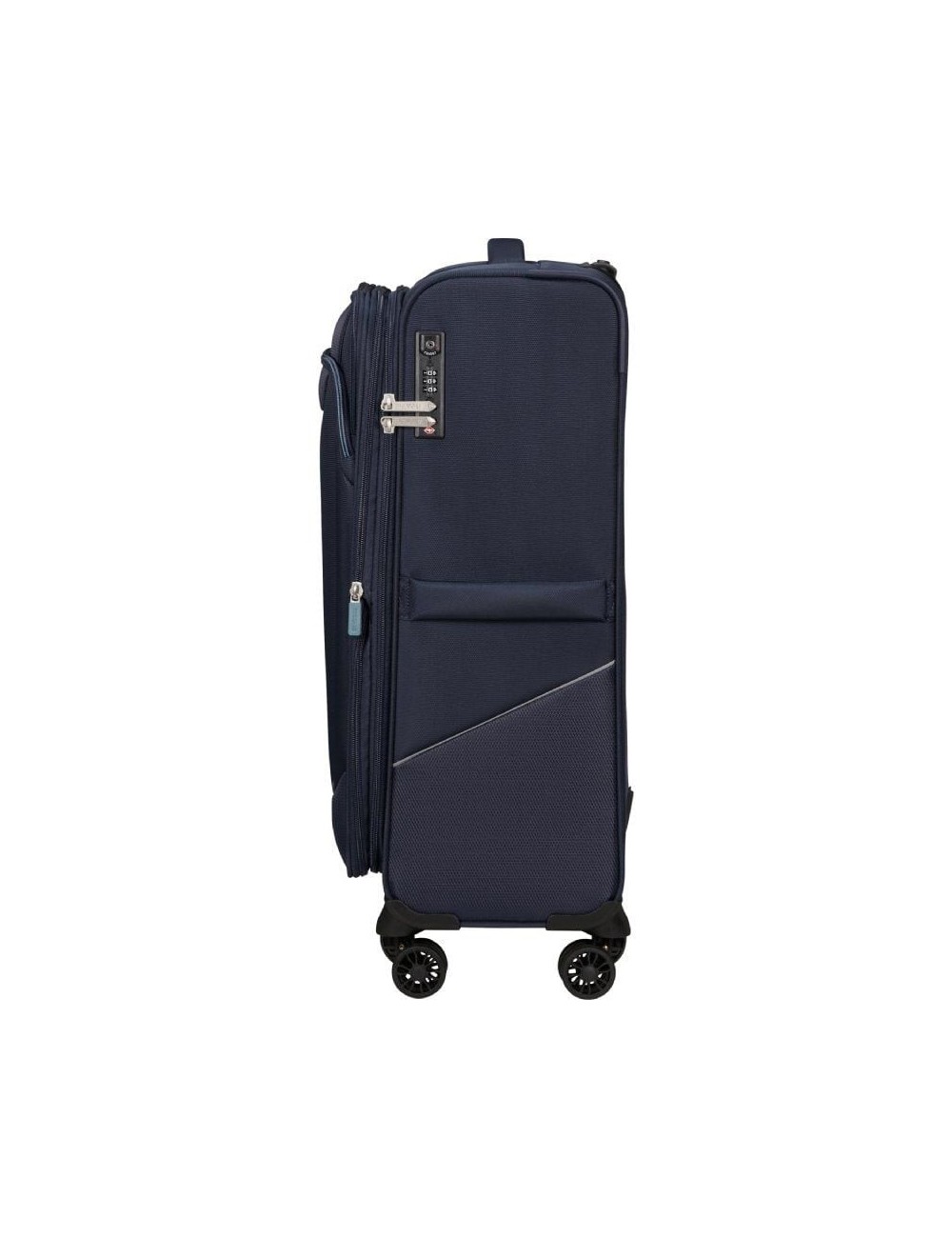 Maleta Mediana American Tourister SummerRide Spinner 69cm/ 69x43x29cm/ 4 Ruedas/ Azul Marino
