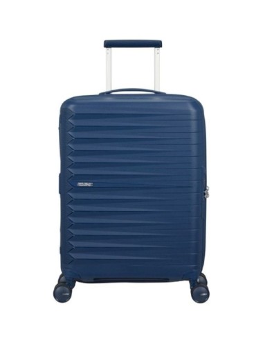 Maleta de Cabina American Tourister FastForward Spinner Expansible 55cm/ 55x40x23cm/ 4 Ruedas/ Azul Marino
