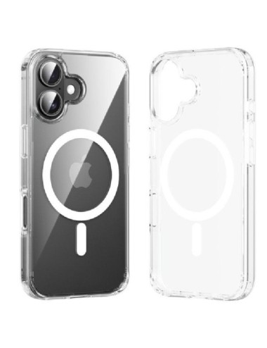 Funda Dura con Magsafe Vention KUGT0-30/ Compatible con iPhone 16 Pro/ Transparente