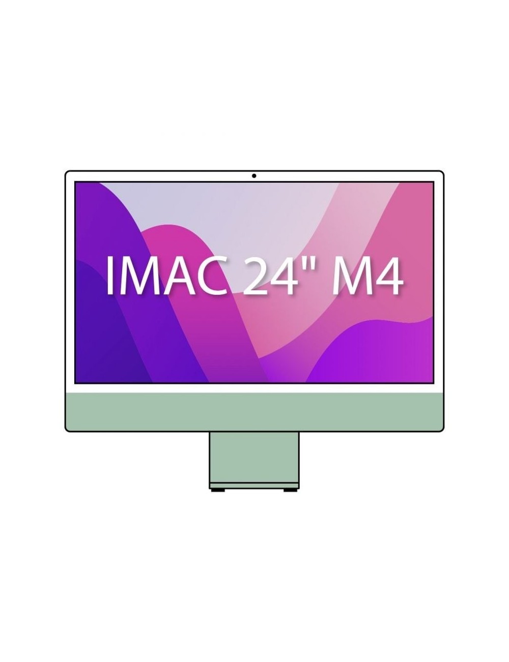 Apple iMac 24' Retina 4,5K / M4 8-Core CPU/ 16Gb/ 256Gb SSD/ 8-Core GPU/ Verde