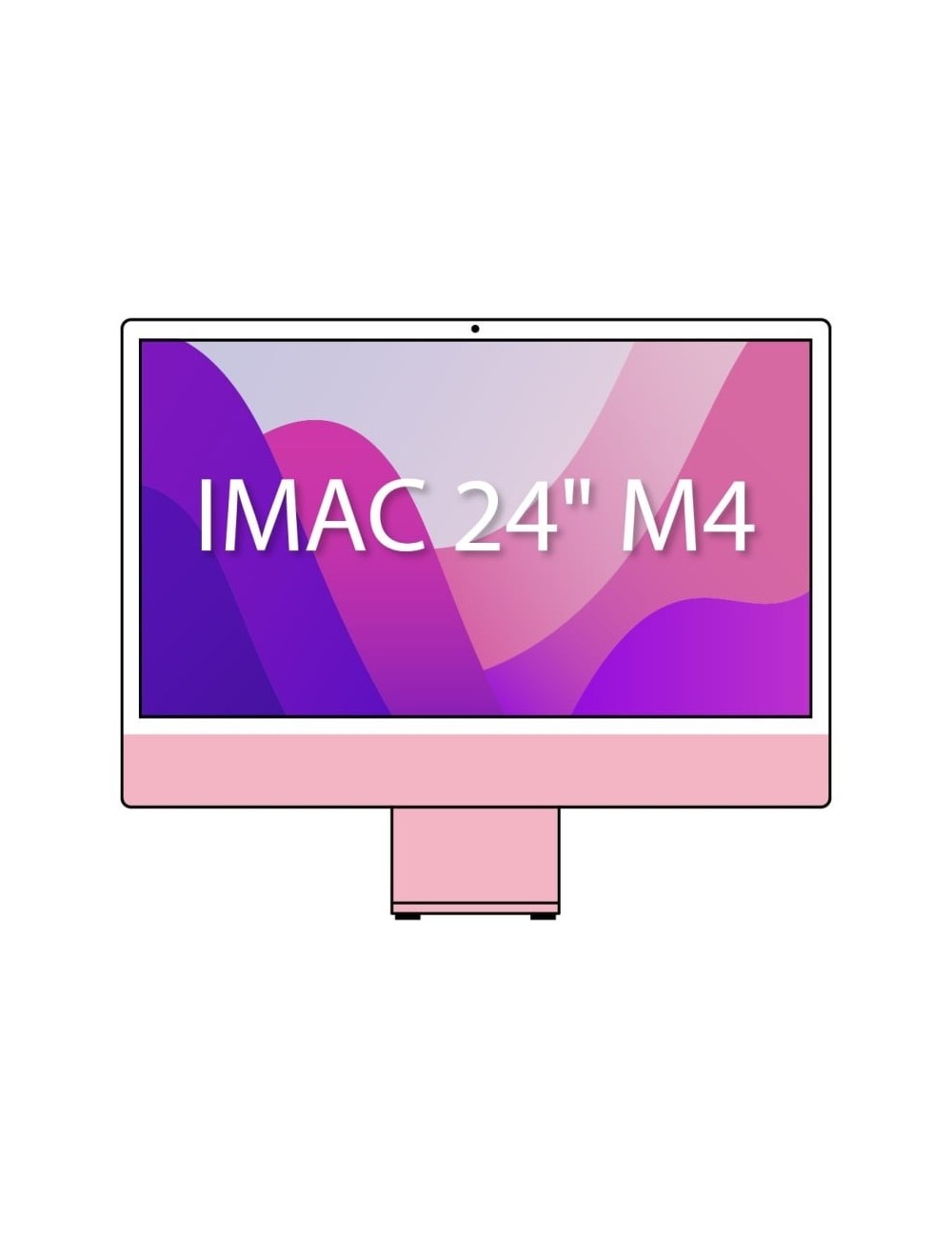 Apple iMac 24' Retina 4,5K / M4 10-Core CPU/ 16Gb/ 512Gb SSD/ 10-Core GPU/ Rosa