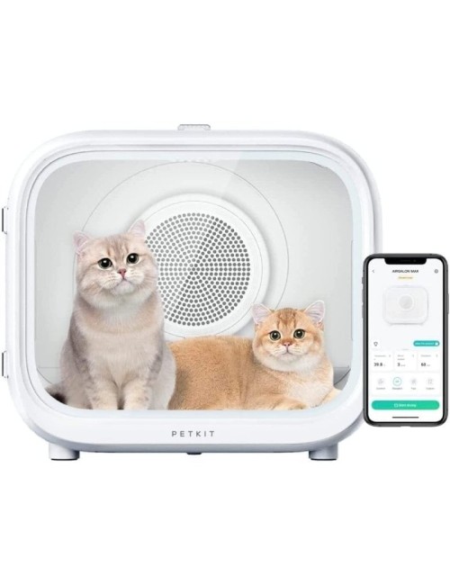 Cabina de Aseo para Mascotas PetKit Airsalon Max/ 60L/ Control desde APP
