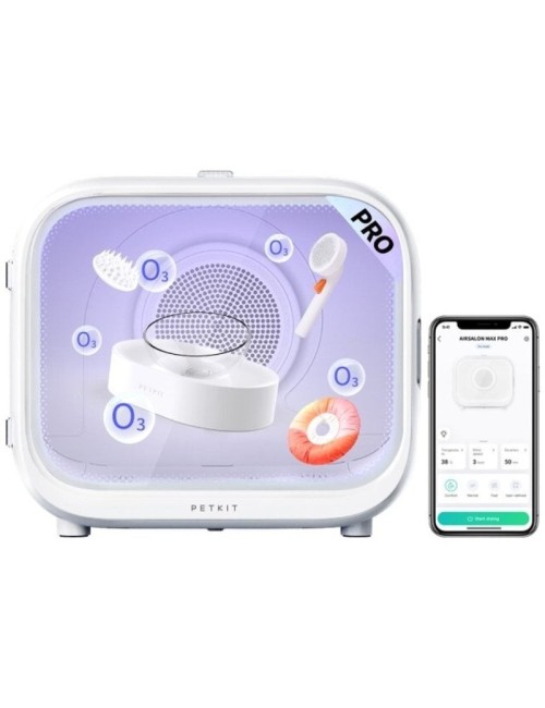 Cabina de Aseo para Mascotas PetKit Airsalon Max Pro/ 60L/ Control desde APP