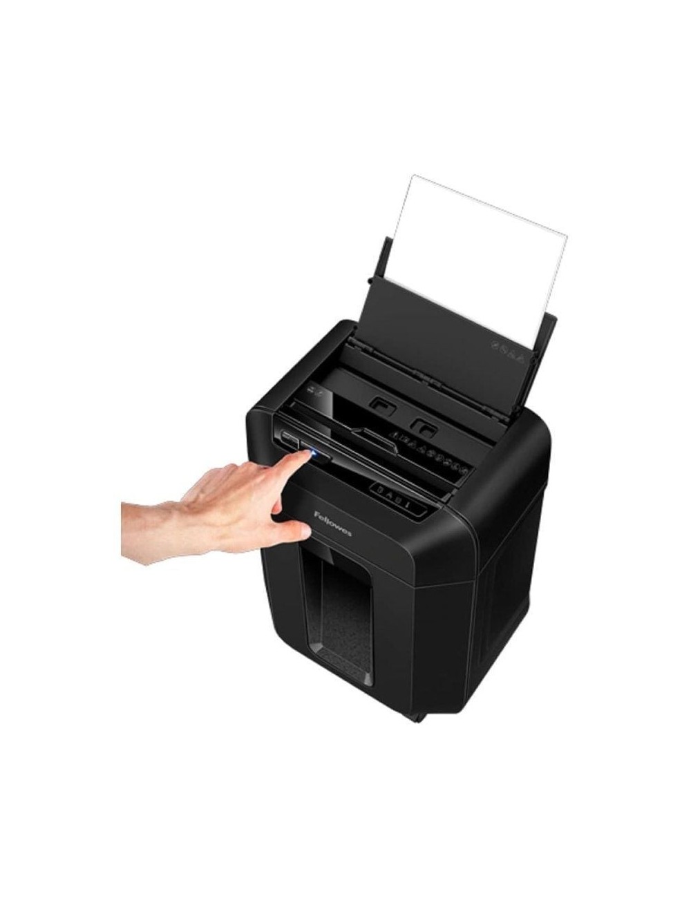 Destructora Fellowes 80M/ Mini Corte de 4 x 12mm/ Negra