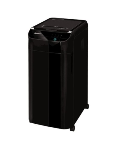 Destructora Fellowes AutoMax 450C/ Corte en Partículas de 4 x 38mm/ Negra
