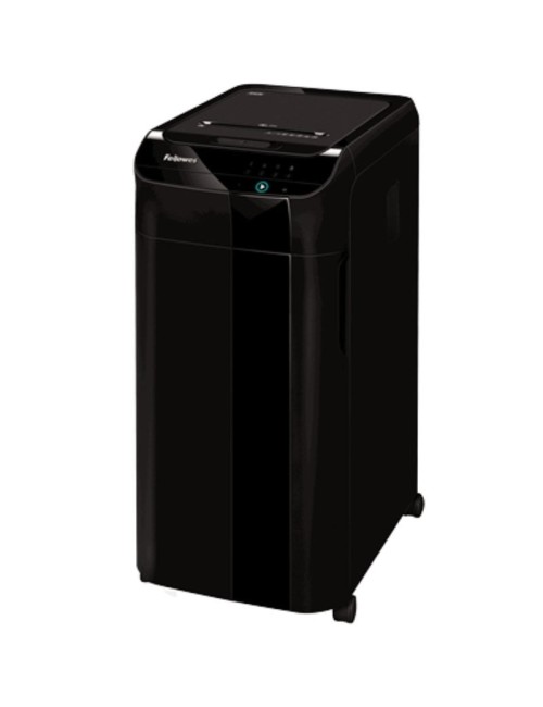 Destructora Fellowes AutoMax 450C/ Corte en Partículas de 4 x 38mm/ Negra