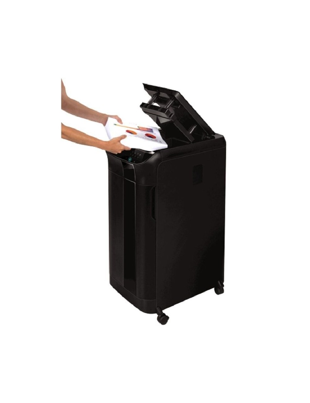 Destructora Fellowes AutoMax 600M/ Microcorte de 2 x 12mm/ Negra