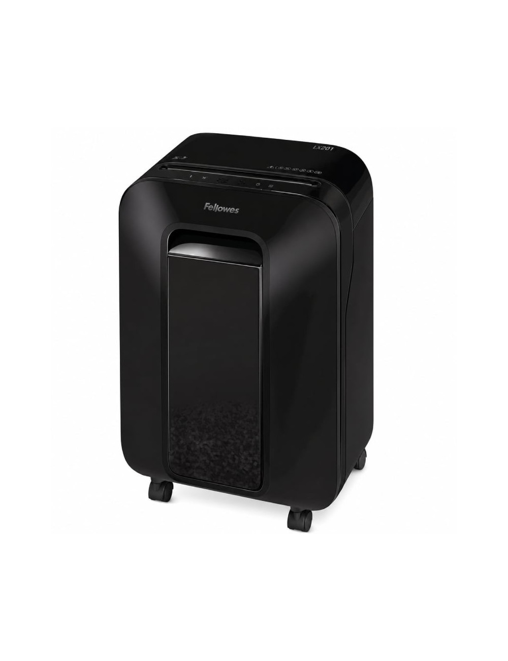 Destructora Fellowes LX201/ Corte en Partículas de 2 x 12mm/ Negra