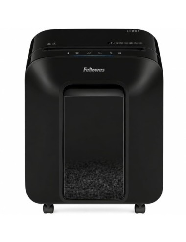 Destructora Fellowes LX201/ Corte en Partículas de 2 x 12mm/ Negra