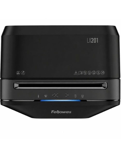 Destructora Fellowes LX201/ Corte en Partículas de 2 x 12mm/ Negra
