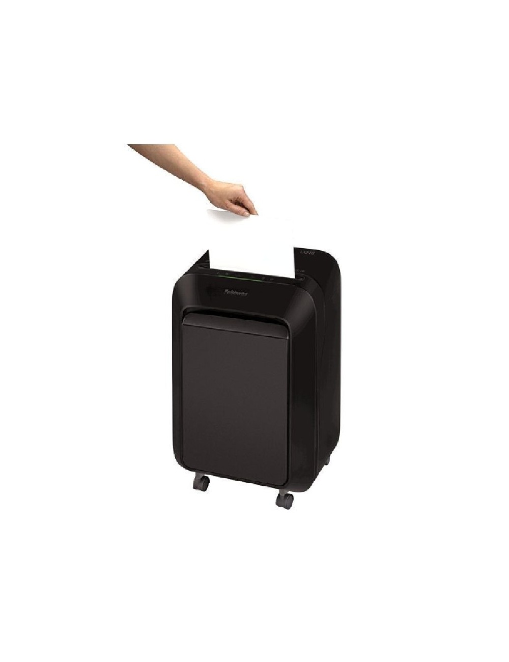 Destructora Fellowes LX210/ Minicorte de 4 x 12mm/ Negra