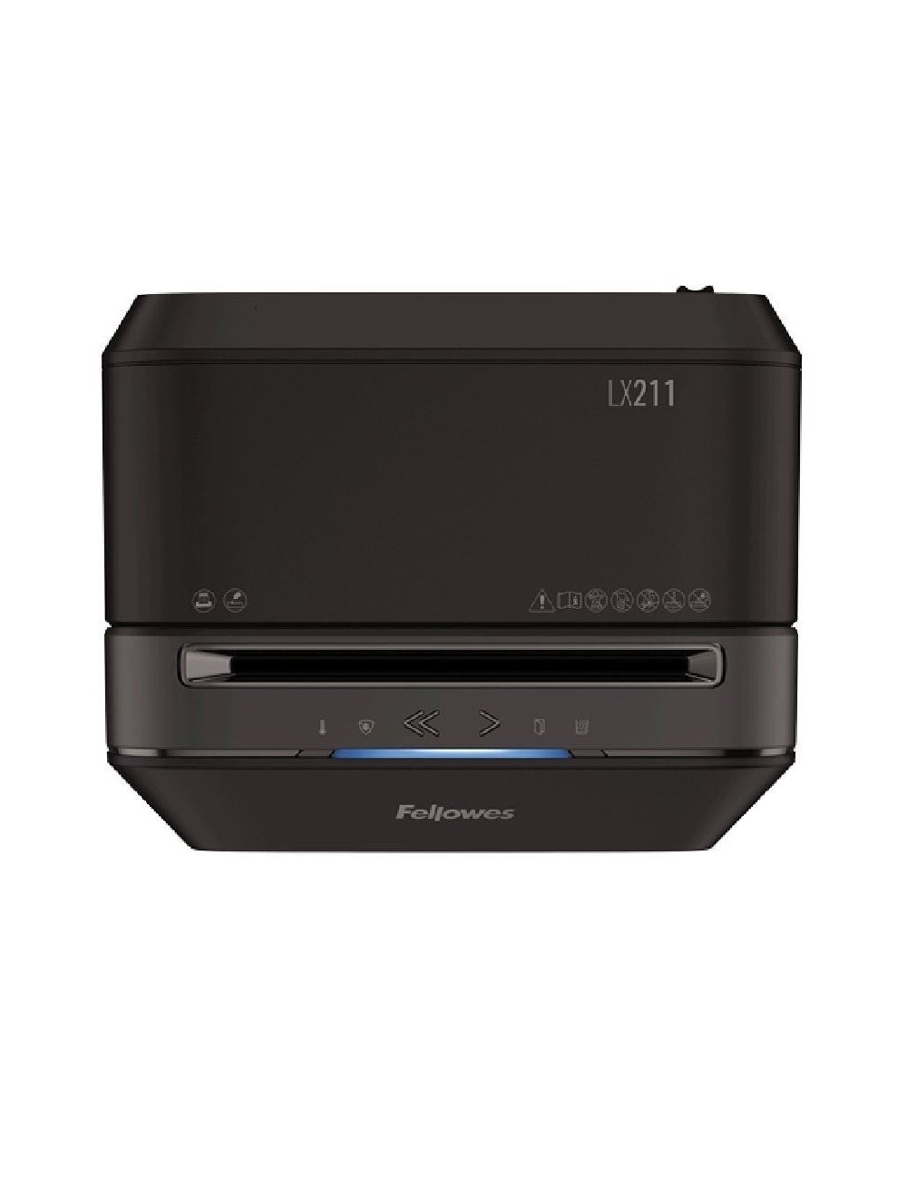 Destructora Fellowes LX211/ Microcorte de 2 x 12mm/ Negra
