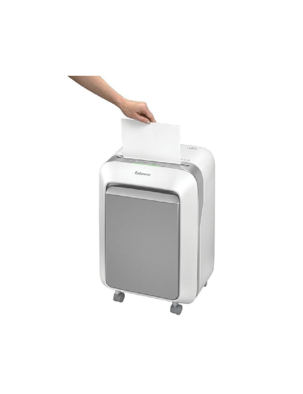 Destructora Fellowes LX211/ Microcorte de 2 x 12mm/ Blanca