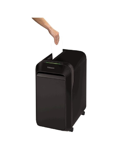 Destructora Fellowes LX220/ Minicorte de 4 x 12mm/ Negra