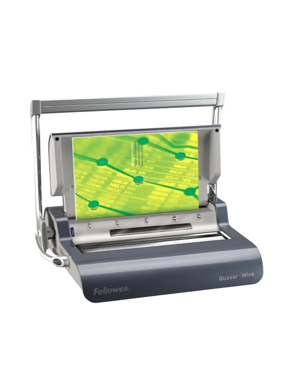 Encuadernadora de Canutillo Fellowes Quasar Wire/ Plata
