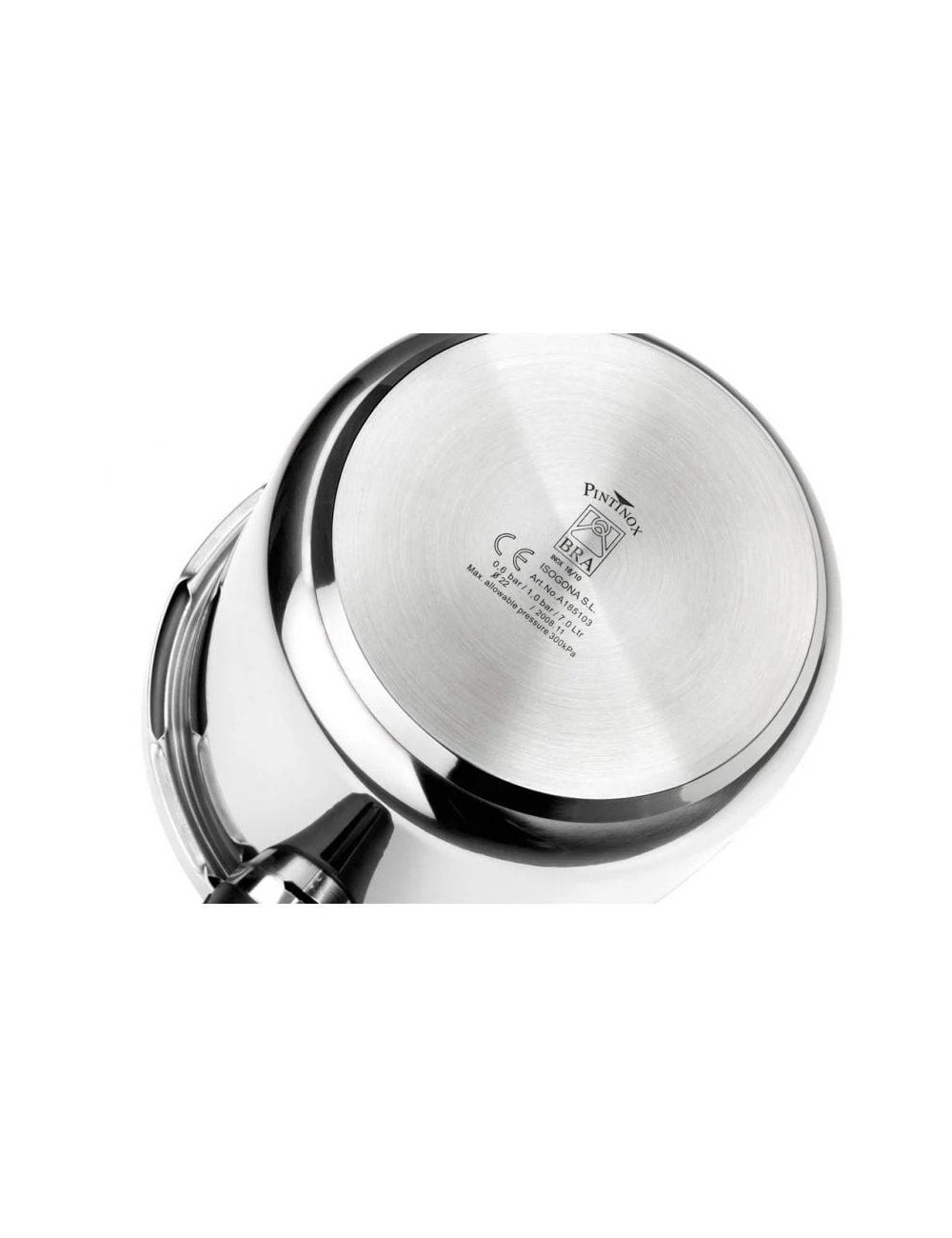 Olla a Presión Bra Vitesse A185100/ Ø20cm/ 3L/ Acero Inoxidable/ Apta para Inducción