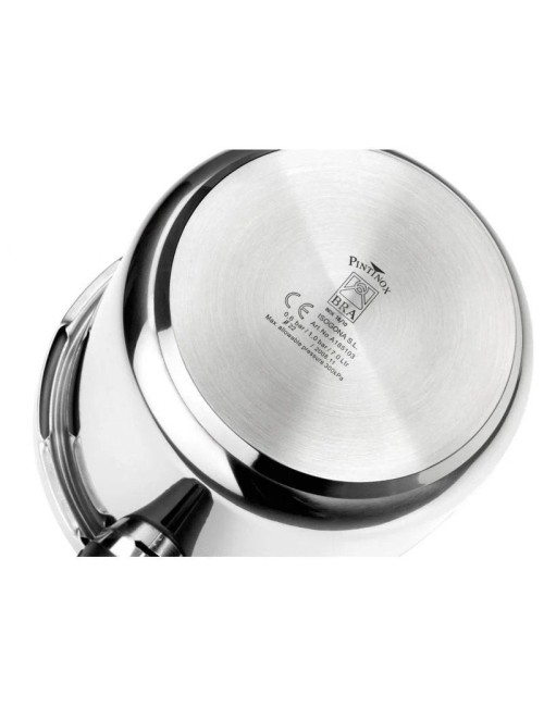 Olla a Presión Bra Vitesse A185100/ Ø20cm/ 3L/ Acero Inoxidable/ Apta para Inducción