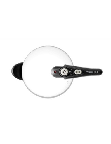 Olla a Presión Bra Vitesse A185102/ Ø22cm/ 6L/ Acero Inoxidable/ Apta para Inducción